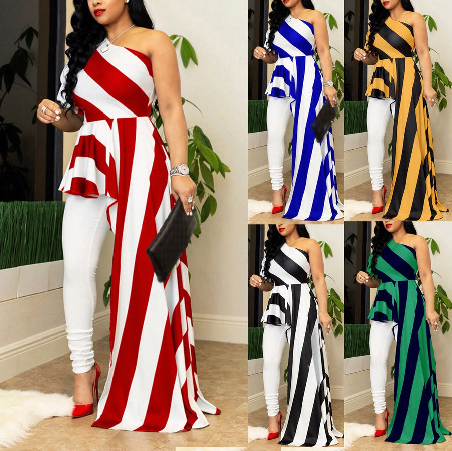 Summer Women Long Sexy Cold Off Shoulder Party Clubwear
