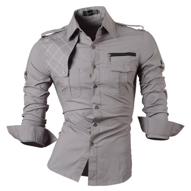 Men Casual Stylish Long Sleeve Designer Button Down Dress Shirts