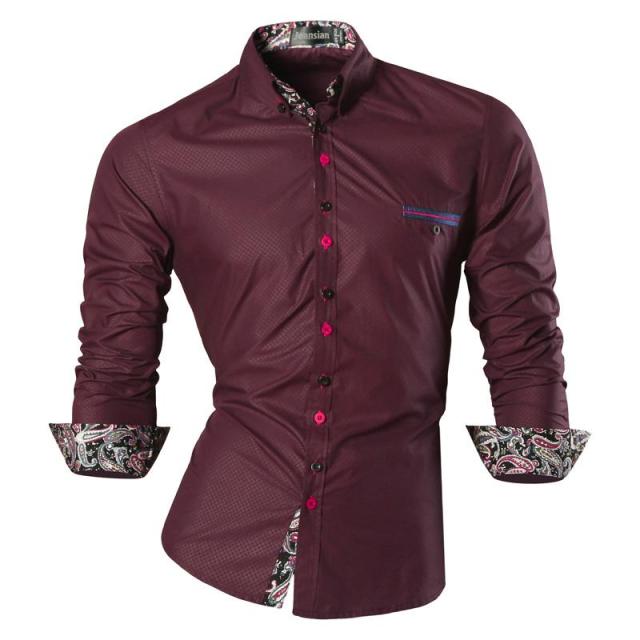 Men Casual Stylish Long Sleeve Designer Button Down Dress Shirts