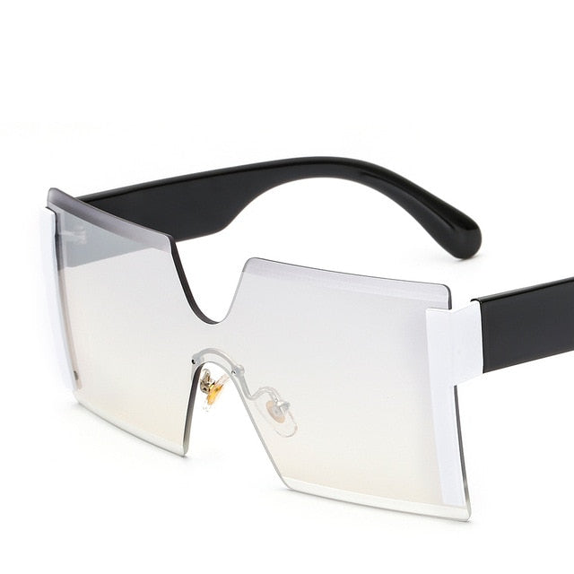Unisex Fashion Ladies Square Women Goggle Shades