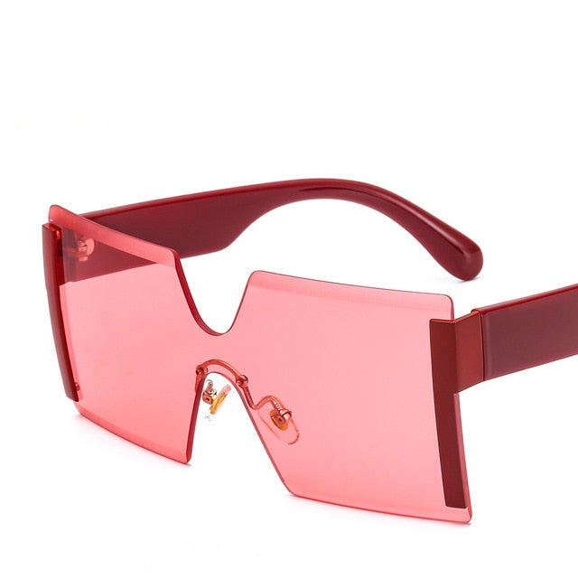 Unisex Fashion Ladies Square Women Goggle Shades
