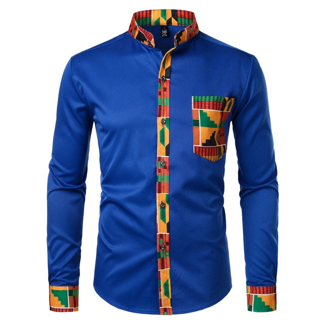 Dashiki African Men Shirt