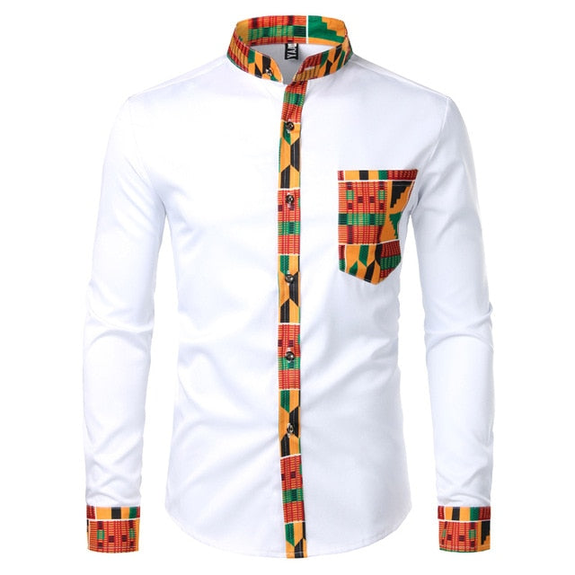 Dashiki African Men Shirt