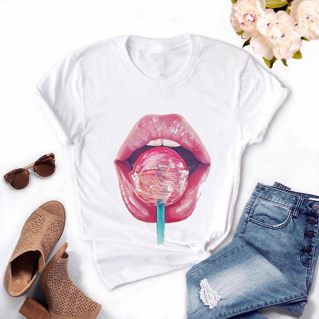 Women Plus Sizes Graphic Tees