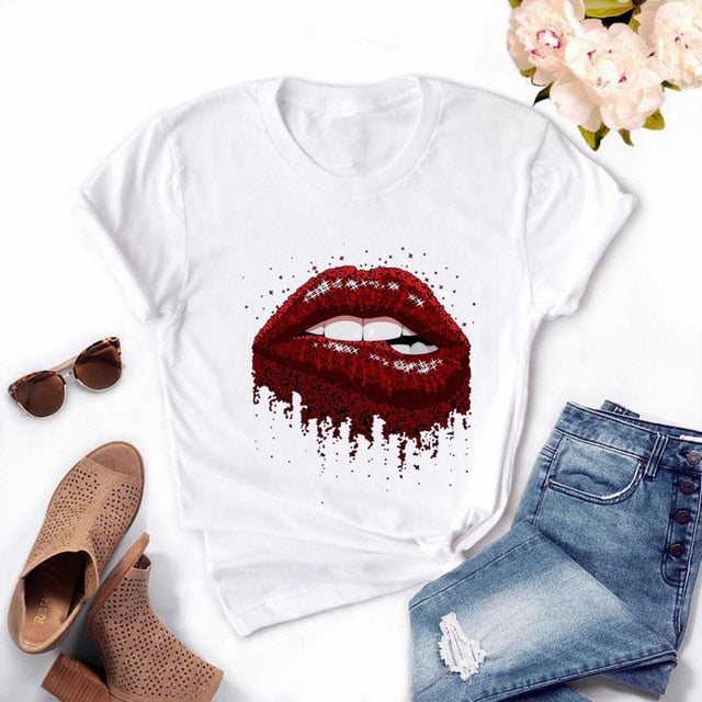Women Plus Sizes Graphic Tees