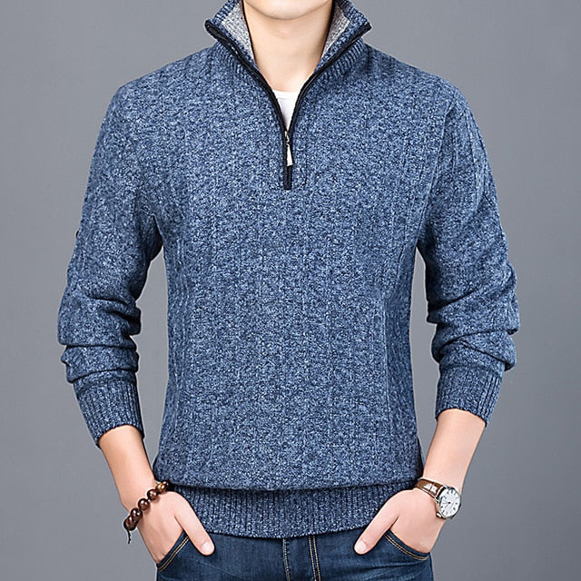 New Winter Men's Sweater Casual Pullover