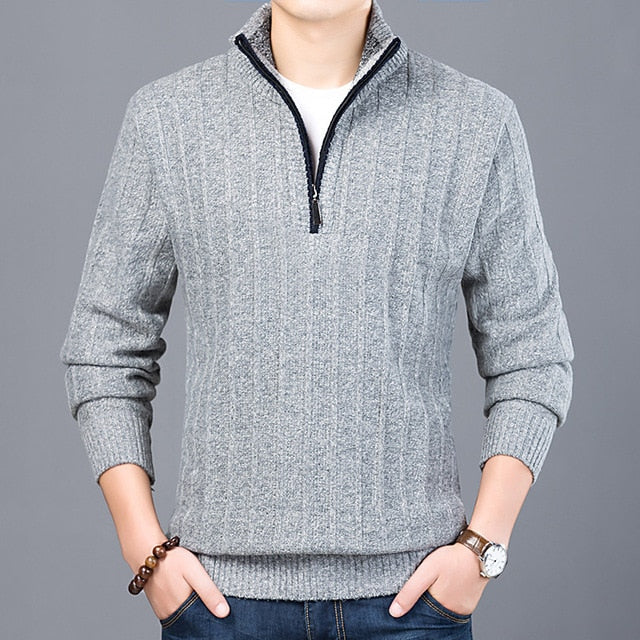 New Winter Men's Sweater Casual Pullover