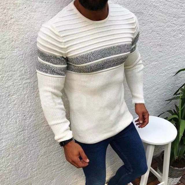 Men Autumn Casual Vintage Style Turtleneck Sweater