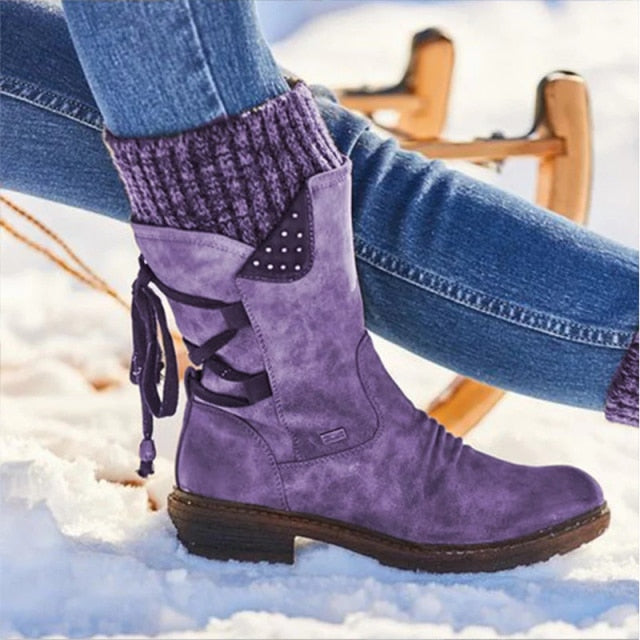 Women Winter Mid-Calf Boots
